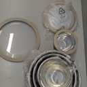 P&P CHEF Mixing Bowls with Visible Airtight Lids Set of 5, 10-Piece Stainless Steel Mixing Nesting Bowl, Metal Bowl with Lid for Kitchen Prepping & Storing, Size 4.6, 3, 1.5, 1, 0.7 QT, Khaki