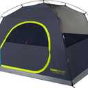 Coleman 6 Person Skydome Dark Room Tent with Rainfly, 5 Minute Setup, Blocks 90% of Sunlight, 20% More Headroom Than Traditional Tents