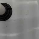 RV Outdoor Shower Exterior Shower Box Kit with Camper RV Outside Showers Faucet Valve + Coiled Hose + Sprayer Head + Lock, Replacement for Camper, Van, Travel Trailer, Motorhome and Boat,White