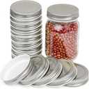 Mason Jar Lids,Regular Mouth,Lids Leak Proof Secure Mason Storage Solid Caps,Fit & Airtight for Wide Mouth Lid Mason Jars Yogurt Iidss,Canning lidss(50pcs)