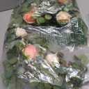 6FT Artificial Eucalyptus Garland with 10 Pink Roses and Baby Breath Flower Greenery Garland for Table Centerpiece Party Wedding Decor Indoor Outdoor Backdrop Wall Decorations