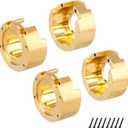 HobbyPark 4pcs Heavy Duty Brass Steering Knuckle Weight Outer Portal Drive Housing Cover Counterweight Block for Traxxas TRX-4 1/10 RC Crawler Car