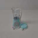 Mueller Smoothie Blender for Smoothies - Personal Blender for Shakes, Frozen Drinks, Baby Food & More, 15oz Travel Cup and Lid, Durable Stainless Steel Blades for Powerful Blending Performance (Turquoise)