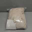 H.VERSAILTEX Armless Accent Chair Covers Thick Velvet Armless Chair Slipcovers High Stretch Chair Covers for Living Room Hotel Machine Washable Furniture Protector with Elastic Bottom, Ivory