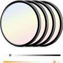 4 Pack 12 Inch Dimmable LED Flush Mount Ceiling Light Fixture 28W 3200LM 5 Color Temperature in One Super Slim Round Ceiling Lamp Low Profile Ceiling Lights for Living Bedroom Kitchen Laundry, Black