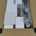 3-Light Bathroom Light Fixtures, 17.23" Black Modern Vanity Lights with Clear Glass Shade, Bathroom Wall Lamp for Mirror Kitchen Living Room Hallway Cabinet Porch