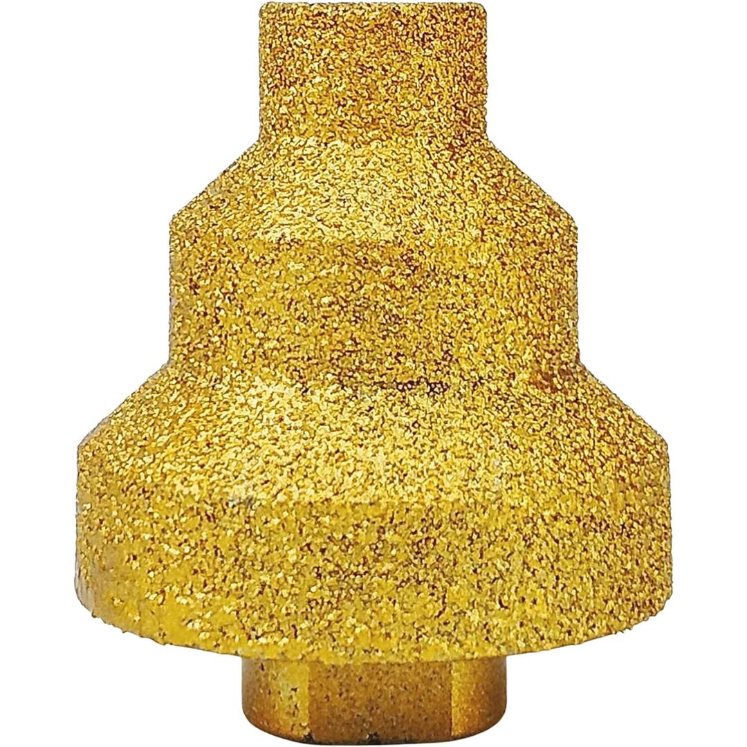 Diamond Step Drill Bits 20-35-50mm for Metal, Tile, Wood, Concrete, Marble, Engineered Stone, Multi Hole Opener Cone Bit Grinder Cutter, Beveling Chamfer Step Tapered Reamer, Multilayered Layer Bit