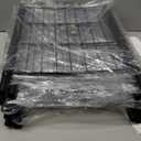 Sakugi Storage Shelves - 5-Tier Large Capacity Shelf Organizer with Hooks, Heavy-Duty Garage Shelving with Leveling Feet, Wobble-Free Rack for Bedroom, Balcony, Garage, 32.1"12.4"71.4", Black