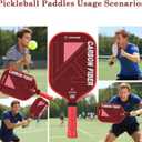 Pickleball Paddle, USAPA Approved, Lightweight Pickle Ball Paddle for Power & Control, Pickleball Paddles for Men & Women Indoor Outdoor Play