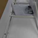 DCLRN 3 Tier Rolling Cart,Storage Organizer Cart,Multifunctional Storage Shelves,Rolling Metal Organization Cart with Handle and Lockable Wheels, for Home, Office, Kitchen, Bathroom(White)