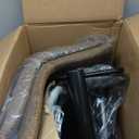 Bar Stools Set of 2, Swivel Counter Height Barstools with Back, Adjustable Modern Bar Chairs, Tall Armless PU Leather Kitchen Island Stool, Brown