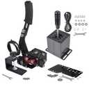 CNRAQR PC USB Handbrake and Racing Game Simulator Shifter 7+R H Gear for Logitech G29 G27 G25 G920 with Thrustmaster T300RS/GT