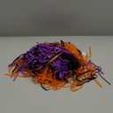 2 Packs Halloween Fringe Curtains, Orange Purple Black Foil Tinsel Curtains Streamers Door Wall Windows Hanging for Home Outdoor Halloween Birthday Party Photo Booth Props Decorations (3.3ft X 6.6ft)