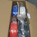 JAYO Rapid Matte PETG Filament 1.75mm 4.4KG Bundle, PETG Matte 3D Printer Filament 4.4kg, 1.1kg per Spool, Pack of 4, Black+White+Blue+Red