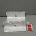 luium 9 Inch Acrylic Floating Shelf No Drill Adhesive Wall Shelf Set of 2 for Funko Pop Storage, Floating Shelves Damage-Free Expand Wall Space for Living Room, Bathroom, Gaming Room, Office - White