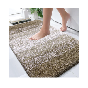 OLANLY Bathroom Rugs Mat 30x20, Extra Soft Absorbent Microfiber Bath Rugs, Rubber Backing, Quick Dry, Machine Washable Bath Mats for Bathroom Floor, Tub and Shower, Home Decor Accessories, Coffee
