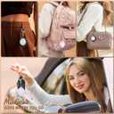 2 x WSDCAM Personal Safety Alarm for Women, 130dB Loud Keychain Alarm with 3-Color LED Safety Light, Rechargeable Self Defense Keychain Personal Alarms for Women, MissCubieGlowSafe Box (Purple)