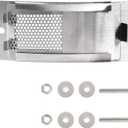Stainless Steel Draft Door Fit Mini,Small Big Green Egg Kamado Accessories Big Green Egg Parts Screen Replacement Parts for Bottom Vent with Punched Mesh Screen