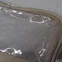 Missnine Clear Bag for Stadium Events Quilted Clear Purse for Women Stadium Approved PVC Crossbody Concert Bag