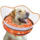 Toptakeit Elevated Inflatable Dog Cone Collar to Stop Licking, Dog Donut Collar After Surgery, Soft Dog Cone Alternative for Dogs XL