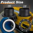 Magnetic Dust Collector System for 4" Shop Vacuum Hose,One-to-Multi Machines, 4" Mag Connector+4" Receiver+4" Cuff