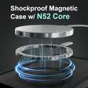 for iPhone Air Case, Compatible MagSafe, Slim, Minimalist, Shock, Scratch and Fingerprint Resistant, Black