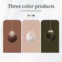 Christmas Tree Ornaments 16 Pcs Velvet Christmas Balls Bulk Flocked Christmas Tree Ball Ornaments for Holiday Wedding Party Christmas Tree Hangings (Brown & Green, 3.15Inch)