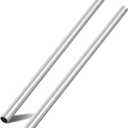 2 Pack 1" OD 304 Stainless Steel Pipe,24 Inch Length Thickened Metal Tubing,1.5mm Wall Thickness,1 Inch Stainless Steel Tube (2, 24 inch)