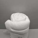 Mattress Topper Queen for Back Pain, Extra Thick Mattress Pad Cover, Plush Pillow Top, Deep Elastic Pocket, White