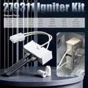 Gas Dryer Repair Kit - 279311 Igniter,338906 Gas Dryer Flame Sensor,279834 Gas Valve Solenoid Coils Kit- Fit for Whirl-pool,May-tag,Ken-more - Replaces WP338906 AP3094138 PS334310 by TOMOON