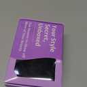 KooKaStyle Invisible Wire Hair Extensions with Transparent Headband Adjustable Size 4 Secure Clips Synthetic Hair Long Wavy Secret Wire Hairpiece for Women(Natural Black 16 Inch)