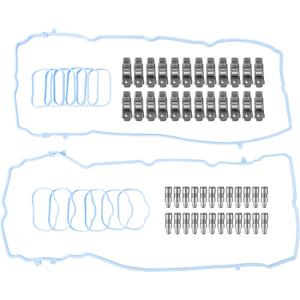 5184296AH Rocker Arms Lifters Kit Valve Gaskets Kit Compatible with 2011-2016 Chrysler 200 300 Dodge Challenger Charger Jeep Grand Cherokee Wrangler Ram 1500 3.6L V6 DOHC Replace 5184294AC 5184294AD