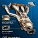 PHILTOP Front Catalytic Converter Automotive Replace for Toyota, Lexus