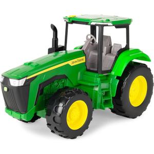 TOMY John Deere Lights & Sounds Tractor Toy - Free-Rolling Wheels and Realistic Electronic Lights and Engine Sounds - Indoor or Outdoor Play - Kids Summer Toys - Ages 3+