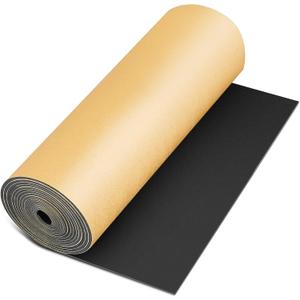 Pangda 1 Piece 78 x 24 x 1/2 Inch Extra Large Marine Foam Roll Closed Cell Rubber with Adhesive Insulation Sheets Lightweight Single Sided Tape Water Weather Resistant for Craft