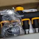 Melnor 65135AMZ 4 Way Lever Flow Through Valve Connector Bundle, Yellow, Black