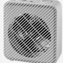  Pelonis 1500W 3-Speed Electric Fan-Forced Space Heater, White 