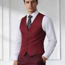 BABEYOND Men's Suit Vest Slim Fit Waistcoat Business Dress Vests for Suit Tuxedo (L)