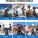 JOILCAN Tripod Camera Tripods, 74" Tripod for Camera Phone Video Recording, Heavy Duty Cameras Tripod Stand, Professional Travel DSLR Tripods Compatible with Canon iPhone, Max Load 15 LB