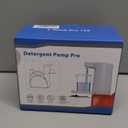 Electric Laundry Detergent Dispenser, 2000mAh USBC Rechargeable Laundry Soap Dispenser Pump, 1575 ml OnePress Dose, NoSpill for Liquid Detergent Containers, Laundry Organization(White)