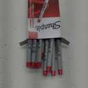 SHARPIE 37002 Permanent Markers, Ultra Fine Point, Red, 12 Count