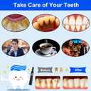 Plaque Remover for Teeth, Tartar Remover for Teeth Cleaning with 4 Replaceable Heads and 3 Adjustable Modes, Rechargeable Teeth Cleaning Plaque Remover for Home