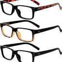 Eyekepper 5 Pack Reading Glasses for Men - Includes Reader Sunglasses - Classic Readers +2.75