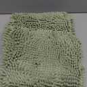 OLANLY 30-inch Round Bathroom Rugs, Extra Soft and Absorbent Chenille Bath Rugs, Quick Dry Machine Washable Bath Mats for Bathroom Floor, Tub and Shower, Home Decor Accessories, Sage Green