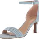 NYDJ Women's Ankle Strap Pump (7, Cornflower)