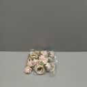 Flower Napkin Rings Set of 12 Wooden Pink Rose Handmade Napkin Holders for Wedding Mother's Day Birthday Dinner luncheons Picnics Banquet
