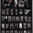 Youngine 32pcs Professional Sewing Machine Presser Feet Set Low Shank Snap-on Foot Kit for Brother, Singer, Janome, Viking