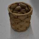 5" round wicker Basket Home Decor