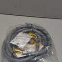 GASPRO 12 Feet 3/8" ID Natural Gas Hose, Low Pressure LPG Hose with Quick Connect, for Weber, Char-broil, Pizza Oven, Patio Heater and More