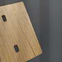 Toothbrush Holders for Bathrooms, Bamboo Tooth Brush Holder with 5 Slots Bathroom Vanity Organizer Countertop for Electric Toothbrushes, Toothpaste, Razors - White (Small (7.5" x 3.0"))